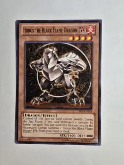 Horus the Black Flame Dragon LV4 YSKR-EN019 Kaiba Reloaded Yu-Gi-Oh - Image 1