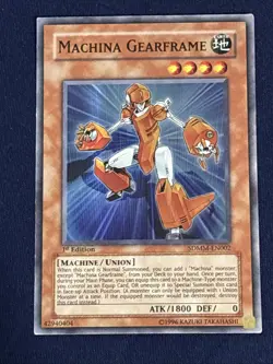 Machina Gearframe SDMM-EN002 Machina Mayhem 1st Edition Super Rare LP - Image 1