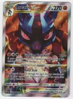 Lucario VSTAR SWSH291 SWSH: Sword & Shield Promo Card Holo NM - Image 1