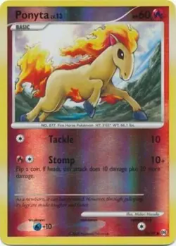 Ponyta 72/99 Reverse Holo Arceus Pokemon Card - MP - Image 1
