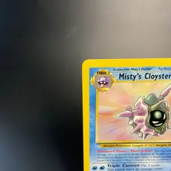 Misty's Cloyster 029/132 Gym Heroes Rare NM-LP Vintage Pokemon Card WOTC 1999 - Image 2