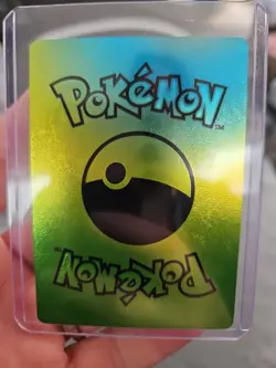 Super Fire Breathing Dragon Rainbow Foil Fan Art Vinyl Collector Pokemon Card - Image 2