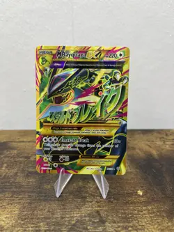 M Rayquaza EX Shiny Full Art Holo Card 98/98 XY-Ancient Origins LP Condition - Image 1