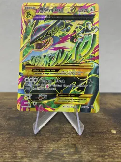 M Rayquaza EX Shiny Full Art Holo Card 98/98 XY-Ancient Origins LP Condition - Image 3
