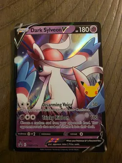 Dark Sylveon V SWSH134 SWSH: Sword & Shield Promo Cards Holo - Image 1
