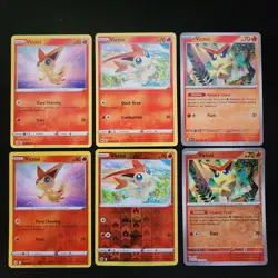 Pokemon Victini x15 Card/Sticker Lot Bundle - Image 1