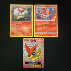 Pokemon Victini x15 Card/Sticker Lot Bundle - Image 5