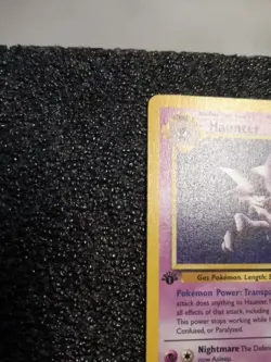 Pokemon Card Haunter Fossil 1st Edition Rare 21/62 - Image 3