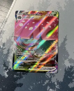 Pokemon TCG Venusaur VMAX Holo Sword & Shield Black Star Promo Card SWSH102 NM - Image 4
