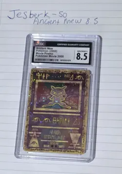 Pokemon Movie 2000 Ancient Mew Holo Black Star Promo Card CGC 8.5 UK SELLER - Image 1