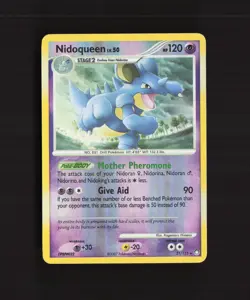 Nidoqueen 31/123 Mysterious Treasures Reverse Holo Rare Pokemon Card LP - Image 1