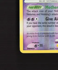 Nidoqueen 31/123 Mysterious Treasures Reverse Holo Rare Pokemon Card LP - Image 5