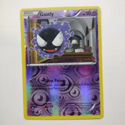 Gastly 58/162 Common - Pokemon TCG Card XY: Breakthrough - Reverse Holo - LP - Image 1