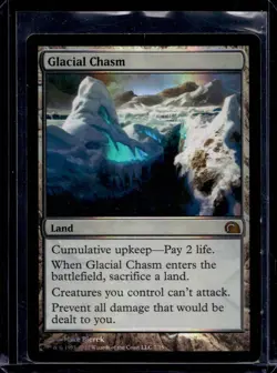 2012 From the Vault: Realms Glacial Chasm #7 NM FOIL - Image 1
