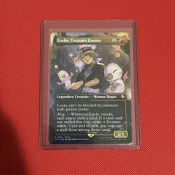 MTG Locke, Treasure Hunter BORDERLESS CHOCOBO TRACK FOIL 0475 FIC - Image 1