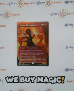 MTG | Seasoned Pyromancer | 2XM | Borderless Foil | Modereately Played | ENG - Image 1