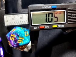 LOT OF 2 1 INCH OLD STOCK MTG MAGIC THE GATHERING SPINDOWN DICE D20 LIFE COUNTER - Image 3