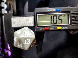 LOT OF 2 1 INCH OLD STOCK MTG MAGIC THE GATHERING SPINDOWN DICE D20 LIFE COUNTER - Image 4