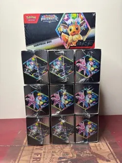 10X LOT Pokemon TCG Prismatic Evolutions Surprise Box New Sealed - Image 1
