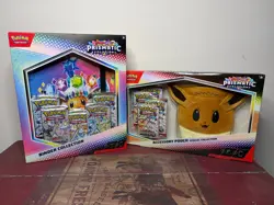 Pokemon TCG Prismatic Evolutions Binder Collection and Accessory Pouch Box NEW - Image 1