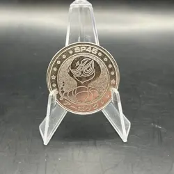 ARBOK Pokemon Battle Coin Silver Japanese Very Rare Nintendo Japan F/S - Image 1