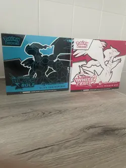 Pokemon Black Bolt and White Flare Pokemon Center ETB Sealed Elite Trainer Box - Image 1