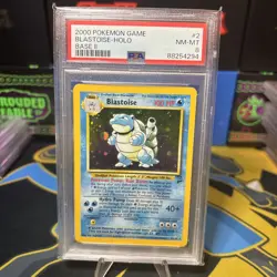 Blastoise 2/102 | Base Set 2 | PSA 8 | Pokemon TCG - Image 1