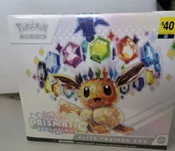 POKEMON TCG SCARLET VIOLET PRISMATIC EVOLUTIONS ELITE TRAINER BOX NEW SEALED - Image 1