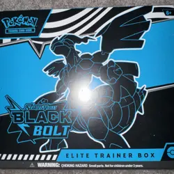 Pokemon Center TCG Scarlet & Violet Black Bolt Etb Factory Sealed NEW - Image 1