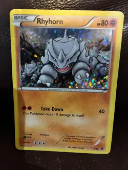 Pokemon Rhyhorn 8/12 McDonald's Promos 2015 (MP) - Image 1