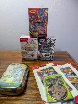 Sealed Lot Of 3 Pokemon TCG Booster Bundles Of Different Variety - Image 1