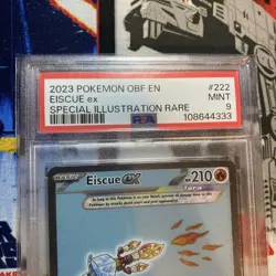 Pokemon Obsidian Flames SIR Eiscue ex 222/198 PSA 9 Mint US Seller!!! - Image 3