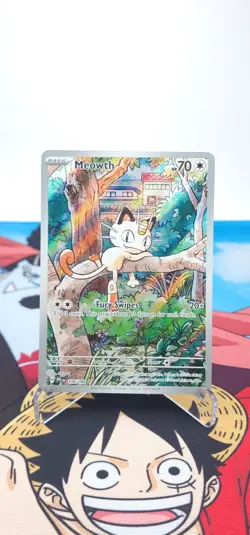 Meowth 106/094 Full Art Phantasmal Flames Pokemon Mega Evolutions TCG (MINT) - Image 1