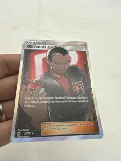 Giovanni's Exile Full Art 67/68 Ultra Rare Hidden Fates Pokemon TCG Near Mint NM - Image 3