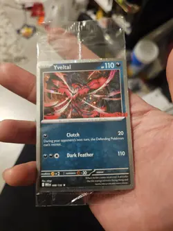 Pokemon TCG Yveltal 088/132 GameStop Stamped Mega Evolution Promo SEALED - Image 1