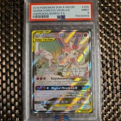 Pokemon TCG 2019 Sun Moon Unbroken Bonds Gardevoir Sylveon GX 205214 P G2U - Image 1
