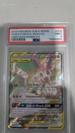 Pokemon TCG 2019 Sun Moon Unbroken Bonds Gardevoir Sylveon GX 205214 P G2U - Image 3
