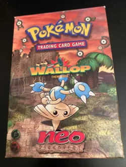 POKEMON THEME DECK-BOX ONLY: Wallop/Neo Discovery *Super Nice/New Looking!* - Image 1