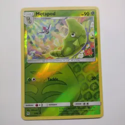 Pokemon TCG • 2019 • Metapod Reverse 2/68 • Hidden Fates • Reverse Holo • MINT - Image 1