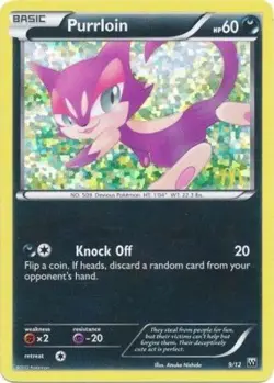 Purrloin - 9/12 - McDonald's Promo 2012 LP, English Pokemon Promos - Image 1