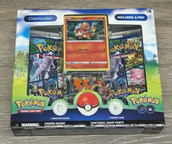 X3 Pokemon TCG Pokemon Go Pin Collection - Charmander Squirtle Bulbasaur SET NEW - Image 5