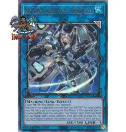 Yugioh! 1x Sky Striker Ace - Shizuku RA03-EN043 Ultimate Rare 1st Ed NM - Image 1