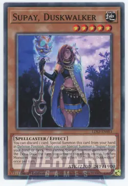 Yugioh Supay, Duskwalker LDS3-EN051 Common 1st Edition Near Mint / LP - Image 1
