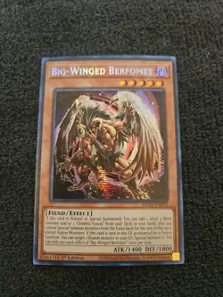 Big-Winged Berfomet - MP24-EN092 - Prismatic Secret Rare YuGiOh - Image 1