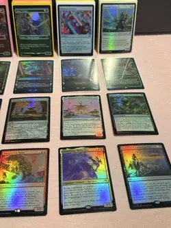 120 Card Magic the Gathering Bulk Lot ALL FOILS - Image 2