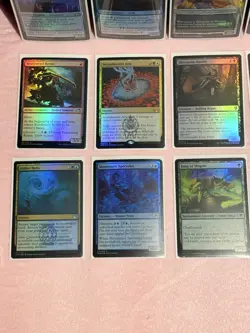 120 Card Magic the Gathering Bulk Lot ALL FOILS - Image 5