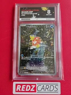 ACE 8 Magikarp 203/193 Illustration Rare Paldea Evolved Graded Pokemon Card MINT - Image 1