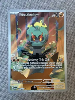 Pokemon TCG Mega Evolutions Marshadow 146/132 Illustration Rare Holo Mint Card - Image 1