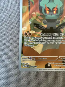 Pokemon TCG Mega Evolutions Marshadow 146/132 Illustration Rare Holo Mint Card - Image 5