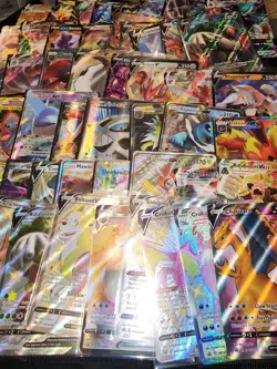 Pokemon cards 50ct Random Lot Mint No Duplicates 2 GX EX V VMAX Break - Image 1